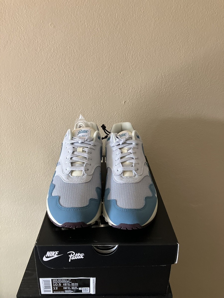 Size 10.5 - Nike Air Max 1 Patta Waves Noise Aqua 195244312900| eBay