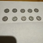 Mercury Dimes -  Lot 10 - 1940s