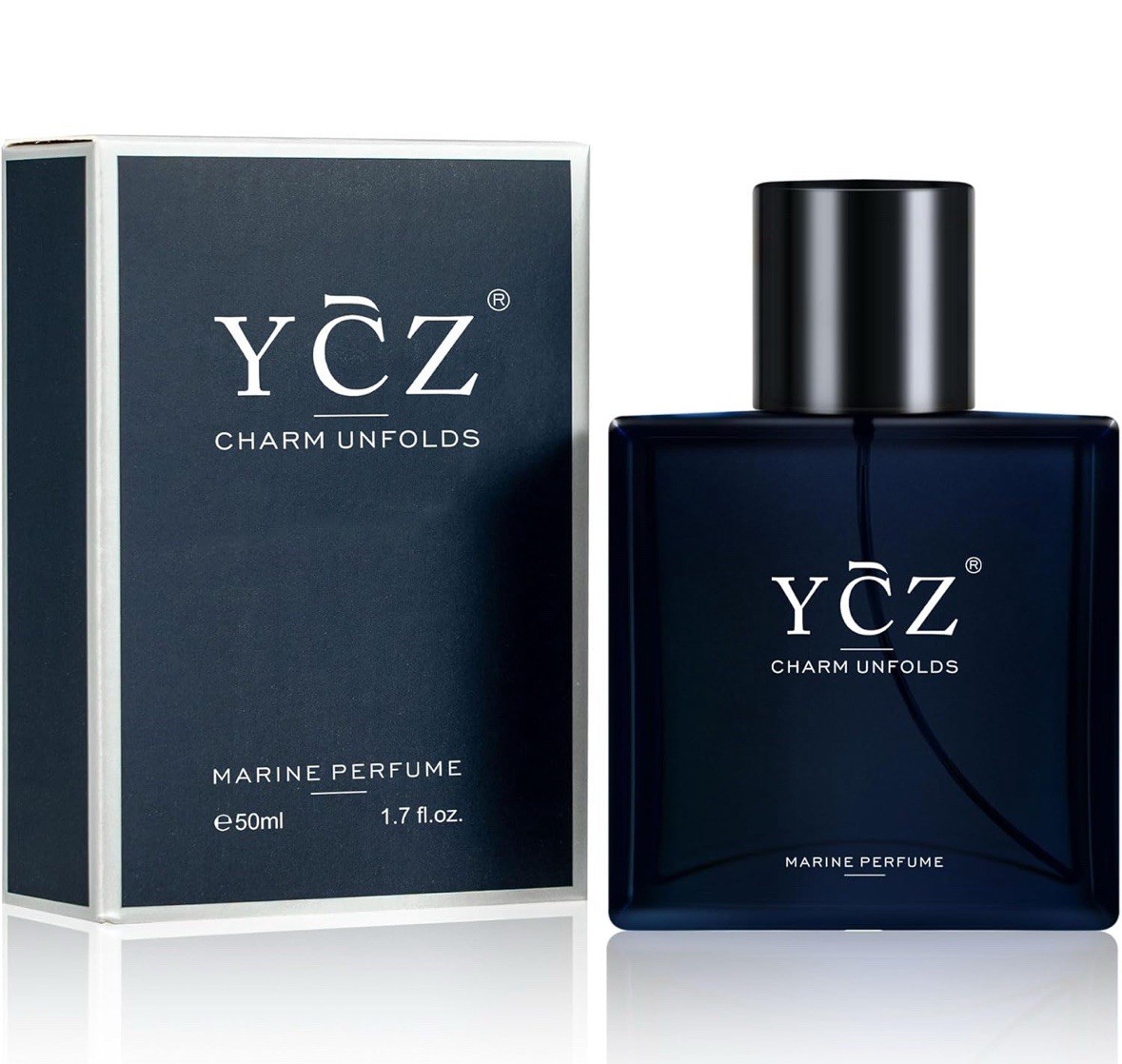 YCZ Charm Unfolds Marine Cologne/Perfume for Men - 1.7 fl oz (50ml