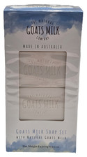 Goats Milk 8 Soap Bars Set Made in Australia - By The Natural Company 7oz Each