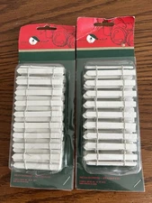 Kurt S. Adler Holiday Trim Picket Fence Village Decoration 2 Packages