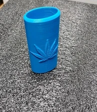 Blue 420 Weed Leaf Lighter Case Cover Holder BIC Full Size J6  Pot Pla 3d Printe