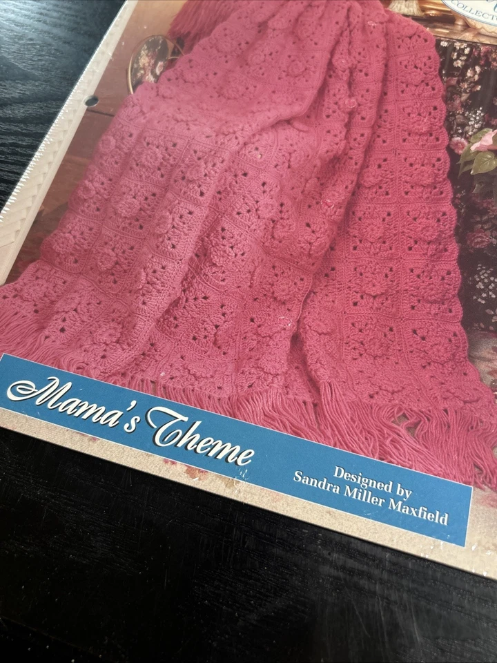 Take along blocks mama’s Theme Pattern Needlecraft Shop Afghan Collector Series - Image 2 of 4