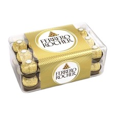 Ferrero Rocher Milk Chocolate Hazelnut Pralines Gift Box 30 Pieces 375g 