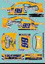 2025 99 Matt Dibenedetto Savannah Bananas 1/64 CUSTOM WaterslideDecals IN STOCK