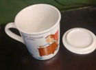 VTG Hallmark Mug Mate Coffee Mug W/Coaster Lid -Keep Your Nose to the Grindstone — photo 5