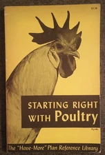 Starting Right with Poultry by G.T. Klein -  paperback book - 1975