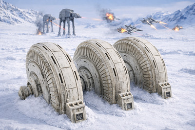 Rebel Base Shield Generator 28mm Terrain  Star Wars legion Sci-Fi Scenery