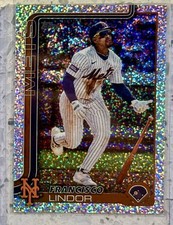 2025 Topps Series 1 - Celebration Francisco Lindor Confetti Foil Parallel