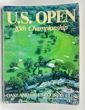 Jack Nicklaus Signed 85th US Open Championship Full Program Auto PSA/DNA COA