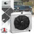 3-Row Performance Radiator + Shroud Fan for 55-57 Chevy Bel-Air/Nomad/150/250