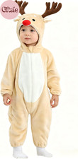 Unisex Baby Toddlers' Flannel Animal Costume Romper Outfits