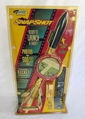 ESTES Snaphot Flying Model Rocket Starter Set w/Aerial Camera 1848 NEW NO MOTORS