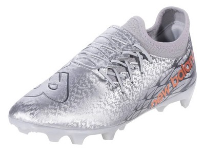Size 9.5 New Balance Men's Furon V7 Dispatch FG, Silver/Brighton Grey/Copper