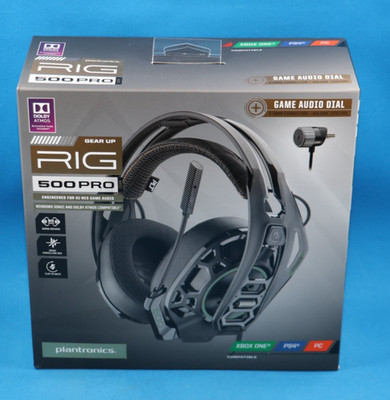 PLANTRONICS RIG 500 PRO HC GAMING HEADSET WIRED XBOX SERIESX/S PS4 PS5 SWITCH PC