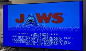 Jaws NES (Nintendo NES, 1987) Cart Only - Tested Works Small Label Wear