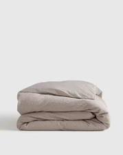 NWT Quince Organic Luxe Honeycomb Duvet Cover – Sand, King Size