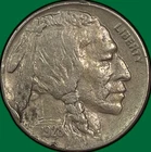 1928-S Buffalo Nickel Extremely Fine XF Coin, Rim Bump #33329