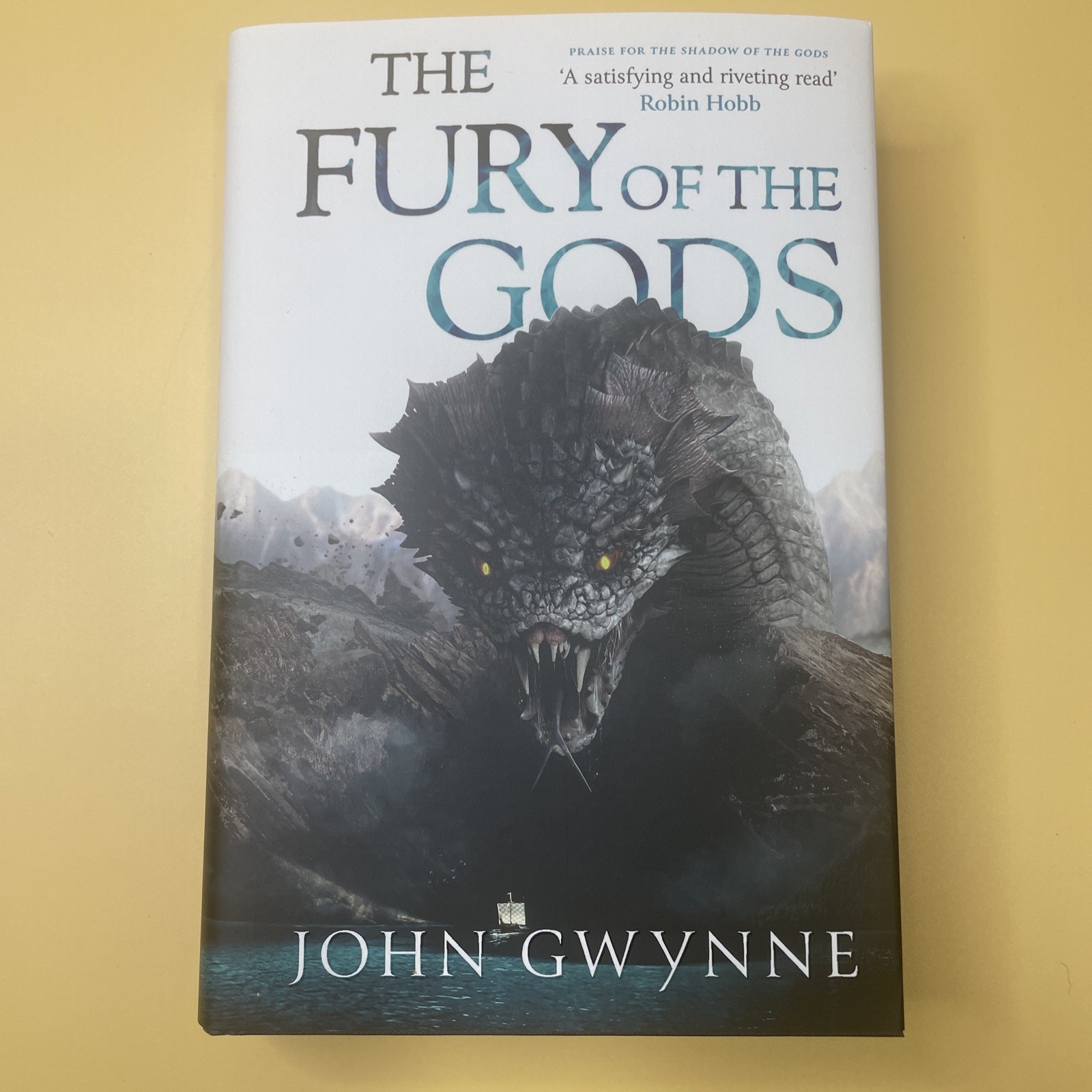 Fury of the Gods John Gwynne SIGNED Hardcover 1st Edition - Bloodsworn Trilogy 3