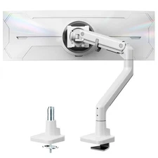 monTEK Heavy Duty Monitor Arm, VESA 75/100, Up to 59.4 lbs, Adjustable, Clamp...