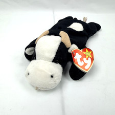 NWT Ty Beanie Babies Daisy The Cow 1993 Plush Toy New Original Tag 9" PVC