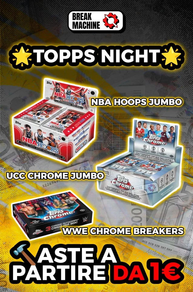 [LIVE] Topps Night  // RIP & SHIP // ASTE A PARTIRE DA 1€ - 20/05
