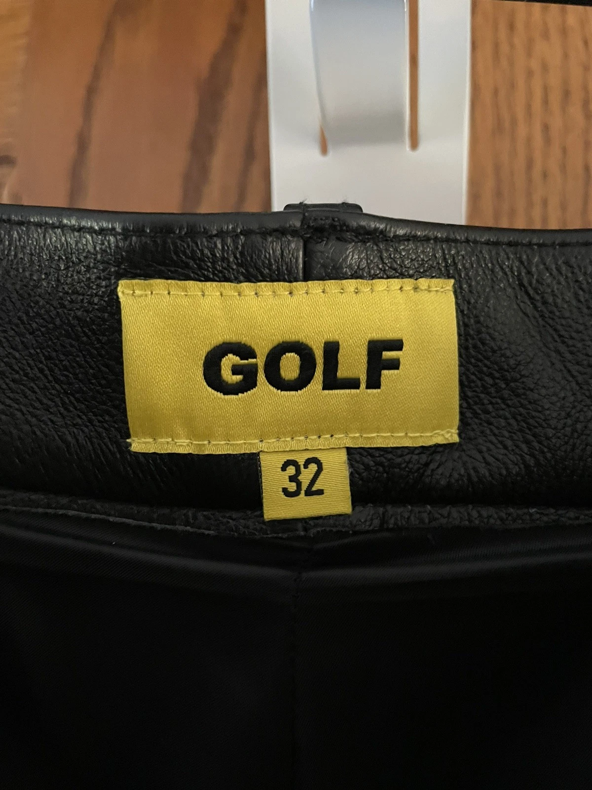 Golf Wang Racing Biohazard Leather Jacket/Pants Set Men's. image 11