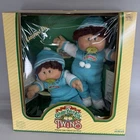 Vintage Cabbage Patch Kids Twins Boys Blue Outfits 1985 Limited Edition in Box