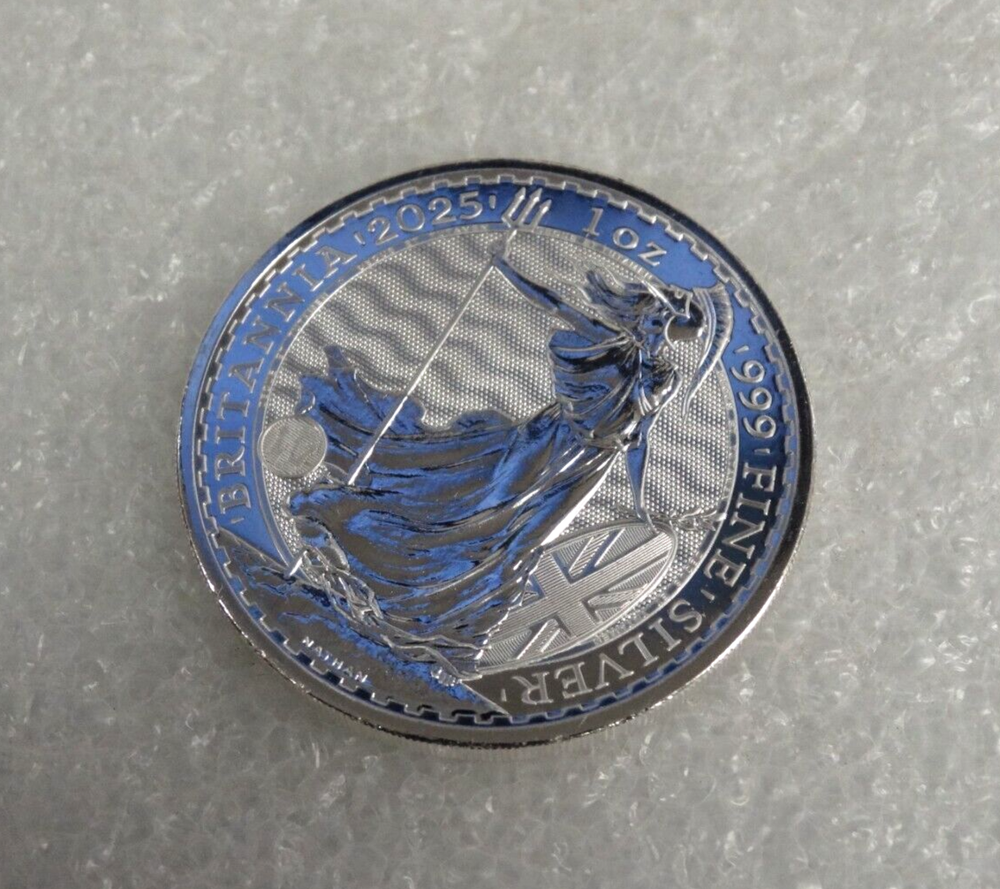 Silver 2025 King Charles Britain 1 oz Silver Britannia .999 Fine Coin