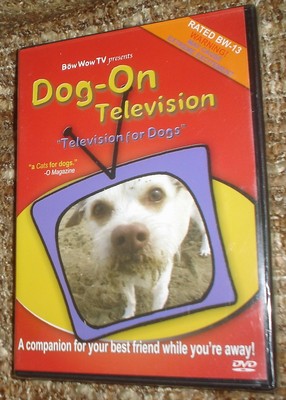 DOG-ON TELEVISION TELEVISION FOR DOGS DVD, NEW SEALED,A