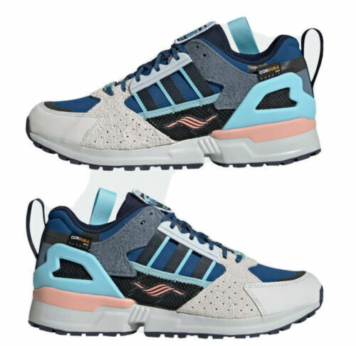 adidas Originals ZY5173 Men's Sz 10.5 Gray/Blue/Pink ZX 10000 Crater Lake  Shoes