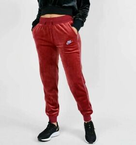 nike velour joggers womens