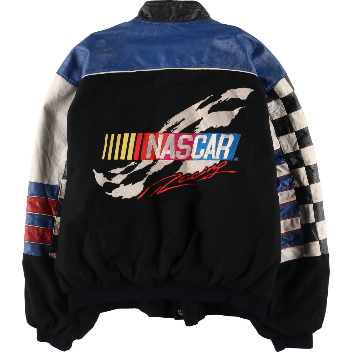 JEFF HAMILTON レーシングジャケット　JH DESIGN CAT L Vintage Jeff Hamilton JH Designs CAT Nascar Leather Jacket