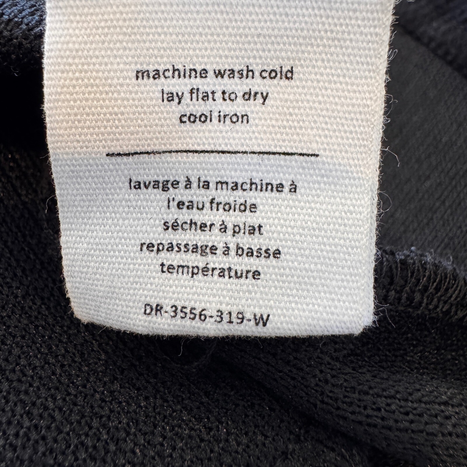 OAK + FORT Swing Sweater Mini Dress XS Mock Neck Black Pockets A-Line Minimalist