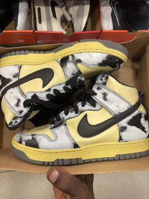 Nike Dunk High 1985 Mens Size 8.5 Black Acid Wash DD9404-700 PANDA NO LID NEW