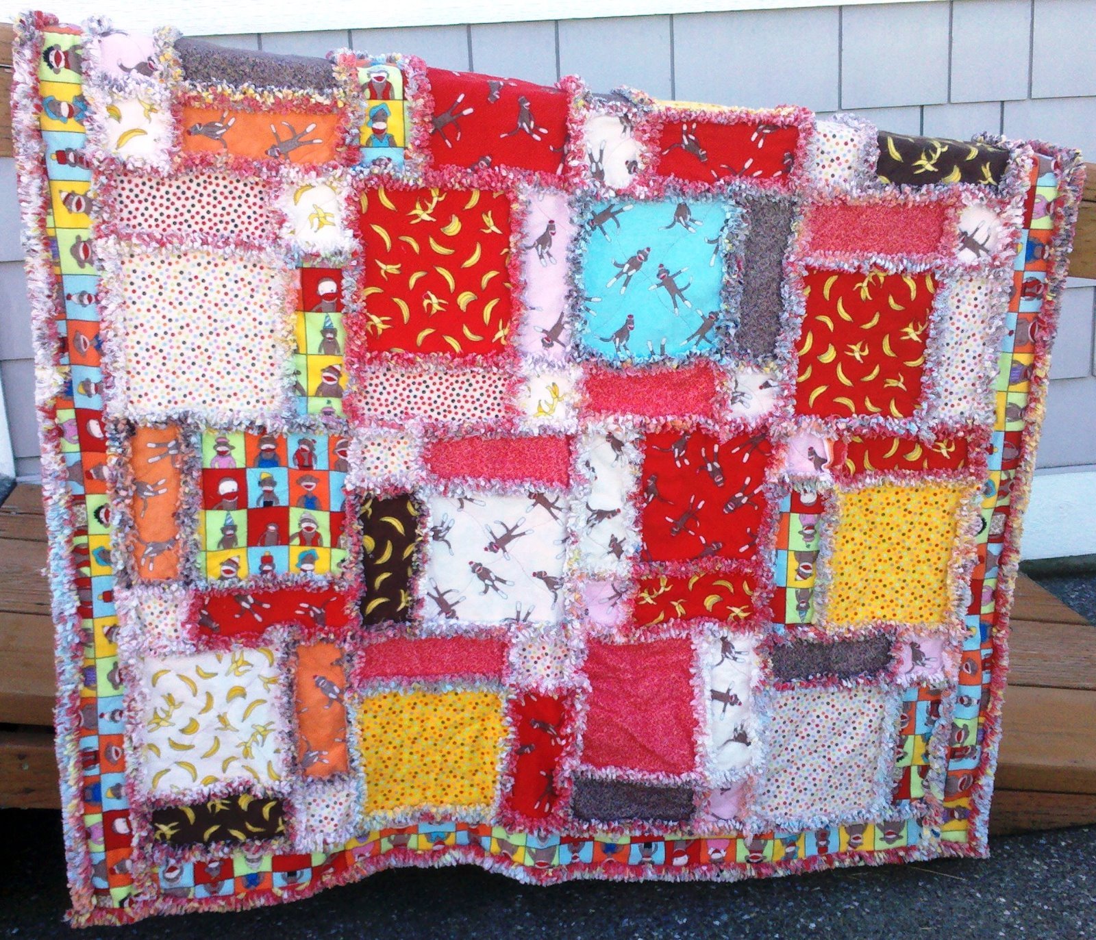 The Twisted Rag Quilt Pattern, with a Unique Rag Quilt Finish | eBay