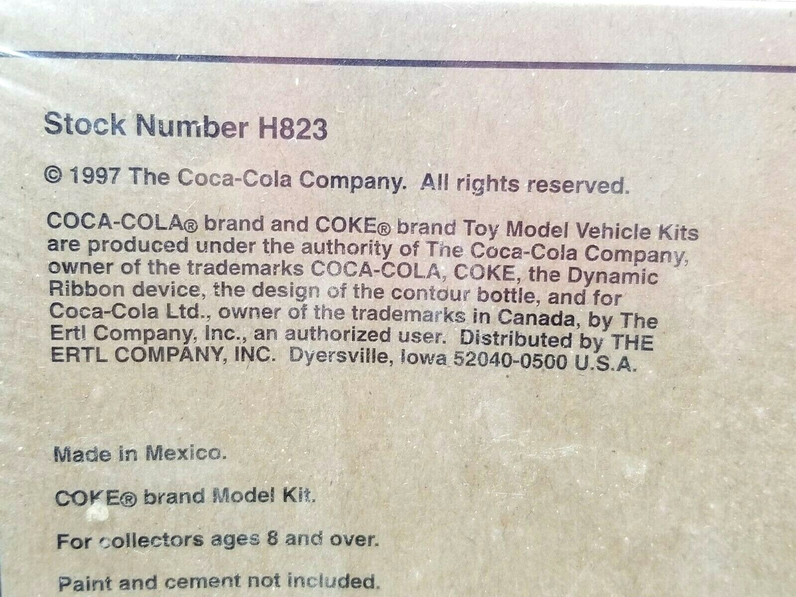 Coca-Cola 1940 Ford Edition Model Kit By AMT/ERTL New Old Stock