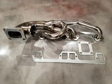 Single Turbo Manifold Header T4 V8 318 340 360 LA 5.2L 5.9L MAGNUM FOR DODGE