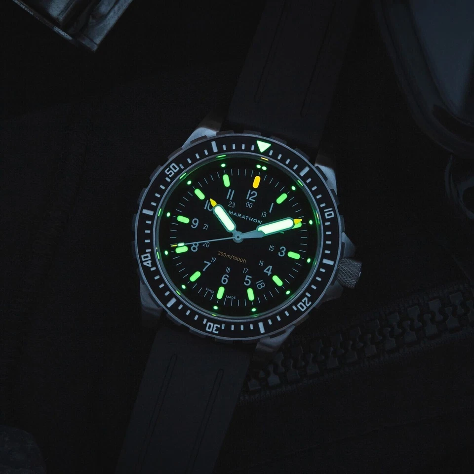 Jumbo Search Rescue (JSAR) Marathon Mil-Spec Dive Watch, NEW WW194018 46mm- SALE - Image 4 of 4