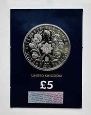2025  &pound;5  QUEEN MOTHER  Coin Brilliant Uncirculated CERTIFIED BUNC CARDED SEALED