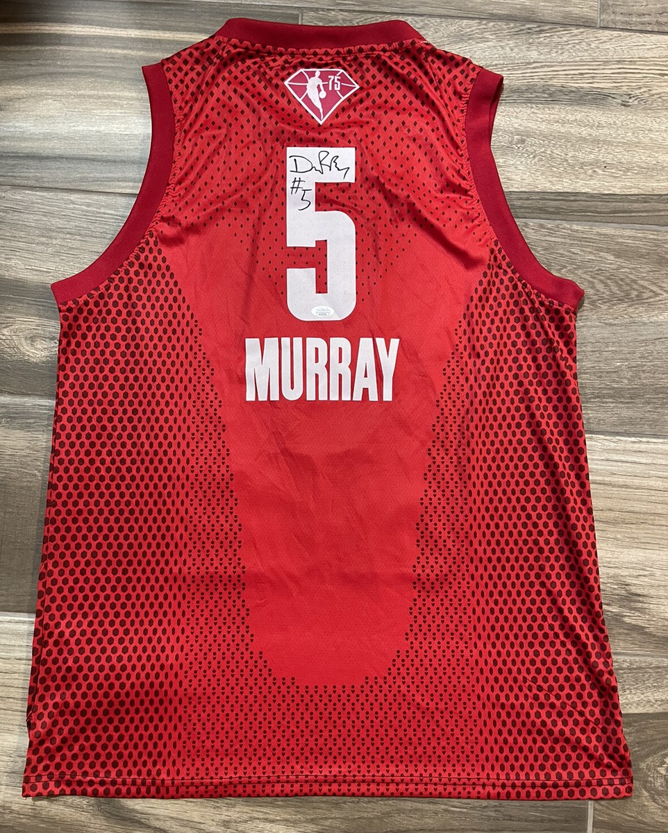 Dejounte Murray Signed NBA All Star Jersey Atlanta Hawks Spurs