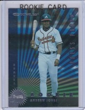 ANDRUW JONES ROOKIE CARD Atlanta Braves Baseball RARE DONRUSS PRESS PROOF $$ RC!