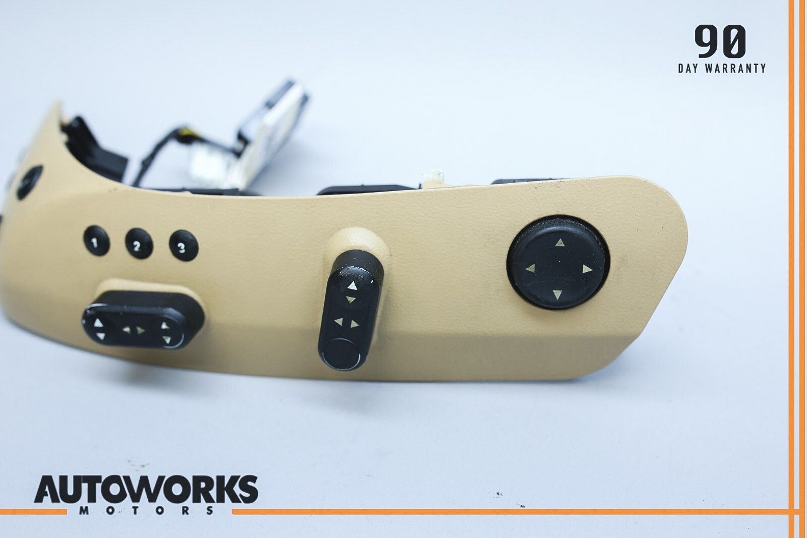 04-08 Maserati Quattroporte M139 Front Left Driver Seat Control Switch Beige OEM