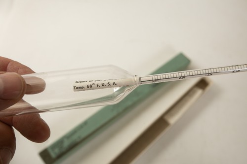 VTG Lissco Glass Scale Soil Hydrometer (N4R-7) Petroleum (JSF6) Military 55 287 - Picture 4 of 11