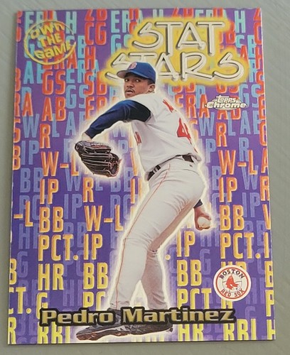 2000 Topps Chrome Baseball, Own The Game Insert Card #OTG16 PEDRO MARTINEZ