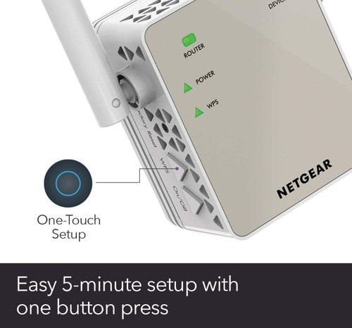NETGEAR EX6120 WiFi Booster Range Extender Internet Wireless Repeater 1200 Mbps - Picture 2 of 6