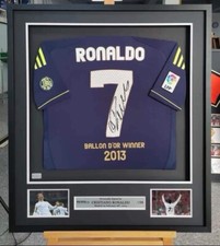 Cristiano Ronaldo Signed/Framed Limited Edition  2013 Ballon d  Or Winner  Jersey