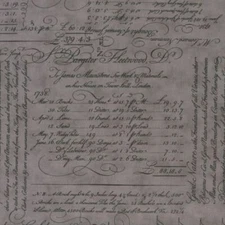 Quill By 3 Sisters For Moda - Light Mauve Script   #44152-12