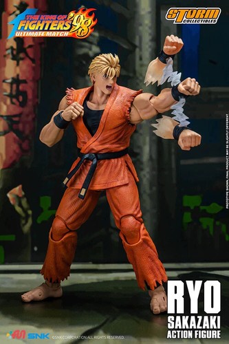 Storm Toys King Of Fighters Ryo Sakazaki KOF 1:12 7" Action Figure Official - Picture 6 of 18