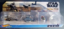 STAR WARS STARSHIPS MANDALORIAN SPEEDER RAZOR CREST CHILD HOVER PRAM 3-PACK MIP